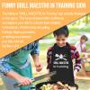 Kids Apron and Chef Hat Set, Grill Maestro in Training Funny Child Apron with 2 Pockets for Boys Girls (Black) view 4