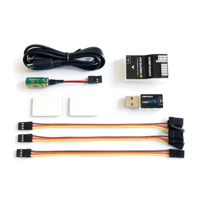 VilogaRC A3 Super4 Hobbyeagle Flight Controller 6-Axis Gyro Stabilizer Full Set with Program Card for Fixed Wing RC Airplane FPV Aircraft Models (A3 Super4 Standard Set)
