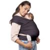 Boba Baby Wrap Carrier  Original Baby Sling Carrier for Newborns (735 lbs), Soft, Secure, Hands-Free & Ergonomic, Ideal for Comfortable Bonding, New Parents (Serenity Charcoal) view 1
