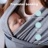 Cuddlebug Baby Wrap - Hands-Free Baby Carrier Wrap - Soft & Stretchy Baby Wraps Carrier - Carrier Newborn to Toddler 7-35 lbs - One-Size-Fits-All Holder - Hip-Healthy (Mint) view 4