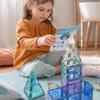 Tytan Toys Disney Frozen Magnetic Tiles Princess Castle - 68-Piece STEAM Building Set with Glitter Tiles & Elsa, Anna, Olaf Stickers - Educational Frozen Toys for Girls Age 3-4+ view 4