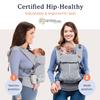 Beco Gemini Baby Carrier Newborn to Toddler - Front, Back and Hip Seat Carrier, Baby Carrier Backpack & Baby Front Carrier with Adjustable Seat, Ergonomic Baby Holder Carrier 7-35lbs (Dark Zebra) view 4