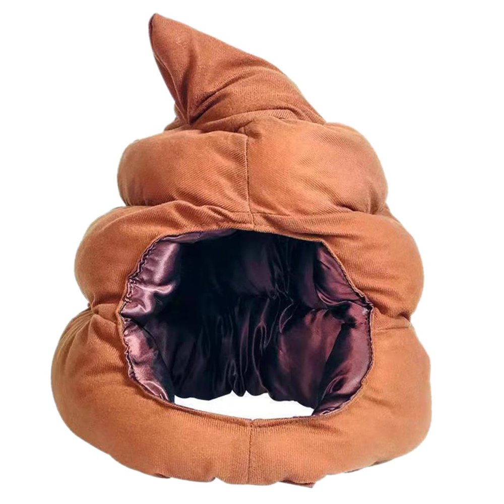Abaodam Cotton Party Decorative Poop Hat Carnival Head Decor Head Cover for Adults