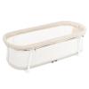 Baby Delight Snuggle Nest Bassinet, Portable Baby Bed, for Infants 0  5 Months, Organic Oat view 1