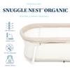 Baby Delight Snuggle Nest Bassinet, Portable Baby Bed, for Infants 0  5 Months, Organic Oat view 2