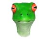 Mr.Fashion Creative parody of God beast latex mask - sand sculpture online celebrity live props - Halloween animal head cover (Frog mask) view 1