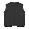 RUNQHUI Kids Medieval Steampunk Waistcoat Costume Boys Girls Halloween Cosplay Renaissance Vest Gothic Jackets Black 6 Years view 2