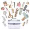 Smartwo 22 PCS Wooden Makeup Toy Set for Toddler Pretend Play,Wood Beauty Salon Toys Cute Wooden Makeup Kit with Realistic Accessories Gift for Girls 3 4 5 6 view 1