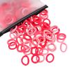 100 Pcs Baby Hair Ties, Cotton Hair Ties for Girls and Kids, Multicolor Small Seamless Hair Bands Elastic Ponytail Holders Kids Toddler Hair Tie toddler hair tie (Mixed Pink) view 1