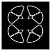 SeiZed 4pcs Propeller Guard for DJI Phantom 4 Pro 4P 4A Advanced Drone Protector Quick Release Props Bumper Spare Part Protection Cover (Color : White) view 1