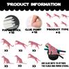 18pcs Pink Glitter Cheetah Dessert Cupcake Topper for Animal Leopard Theme Decor Supplies Baby Shower Boys Girls Happy Birthday Party Decoration view 4