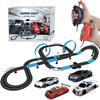 AGM MASTECH Slot Car Race Track Set, High Speed Series Tram Dual Track Set with 4 Licensed Racing Slot Cars, 2 Hand Controls, Track Parts and Lap Counter, 8.4M Long Track, Color Box view 1
