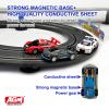 AGM MASTECH Slot Car Race Track Set, High Speed Series Tram Dual Track Set with 4 Licensed Racing Slot Cars, 2 Hand Controls, Track Parts and Lap Counter, 8.4M Long Track, Color Box view 3