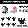 18pcs Black Glitter Muscle Men Dessert Cupcake Topper Gym Fitness Weight Lifting Sports Theme Decor Supplies Men Boys Happy Birthday Anniversary Party Decorations view 4
