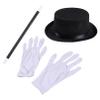 Agoky Girls Circus Ringmaster Halloween Dress Up Costume Vintage Tassel Tutu Dance Dress with Hat Magic Wand Gloves Outfits Red 8 Years view 4