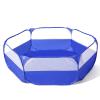 Foldable Ball Pit for Toddlers, Large Pop Up Ball Pits Kids Play Tent Crawl Playpen Ball Pool Playhouse Playpen with Storage Bag, for Boys Girls Dogs Cats Ferrets Indoor Outdoor, Blue view 1