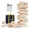 Aivalas X-Large Size Giant Tumble Tower, 56 Blocks Outdoor Yard Games Stacking Games Includes Dice Carrying Bag Scoreboard, Stacking Up to 5FT for Backyard Lawn Party Playing view 1