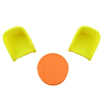 Replacement Parts for Fisher-Price Little People Figure Playset HCF61 - Inspired by Barbie Dreamhouse - Includes an Orange Table and 2 Yellow Chairs