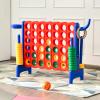 AKUSTIK Giant Connect Game Outdoor, 4 in a Row Jumbo 4 to Score Connect Game for Kids Adults Family Party Yard Lawn, Large Connect Game with Quick Release Slider 42 Jumbo Rings view 2