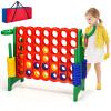 AKUSTIK Giant Connect Game Outdoor, 4 in a Row Jumbo 4 to Score Connect Game for Kids Adults Family Party Yard Lawn, Large Connect Game with Quick Release Slider 42 Jumbo Rings view 1