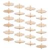 24pcs Wooden Spinning Top DIY Painting Children Toy Tops Toys Gyro s for Kids Child Gyro s Kids Unfinished Children Pressure Relief Accessory view 3