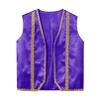 FEESHOW Kids Medieval Steampunk Tailcoat Boys Girls Sleeveless Vest Gothic Jackets Waistcoat Performance Cosplay Costume Purple 6 Years view 3