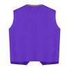 FEESHOW Kids Medieval Steampunk Tailcoat Boys Girls Sleeveless Vest Gothic Jackets Waistcoat Performance Cosplay Costume Purple 6 Years view 4