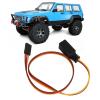 OUKENS Servo Extension Cable Soft Practical Flexible Y Wire Servo Extension Cable Cord for RC Model Cars Boats Airplanes (One Drag Two) view 4