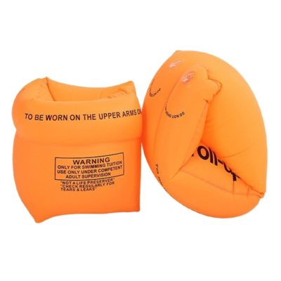 2-4 Pack Arm Floaties Swimming Rings for Kids Children Adults, Pool Floats Arm Bands, Inflatable Swim Rings, PVC Arm Bands Floater Sleeves for Toddlers Children 3-5-6-12 Years (Orange x2)