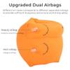 2-4 Pack Arm Floaties Swimming Rings for Kids Children Adults, Pool Floats Arm Bands, Inflatable Swim Rings, PVC Arm Bands Floater Sleeves for Toddlers Children 3-5-6-12 Years (Orange x2) view 2