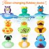 24 Pack Color Changing No Hole Rubber Ducks, Color Change Baby Bath Toys Without Holes for Toddlers Kids Ages 4-8, Floating Toys Gift for Bath, Valentines Day Gifts for Kids Classroom Party Favors view 2