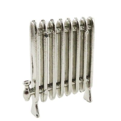 Dollhouse Old Fashioned Metal Radiator Miniature 1:12 Scale Heater