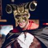ABOOFAN Halloween Horn Mask Ox Horn Mask Photo Props Masquerade Mask Novelty Halloween Mask Halloween Party Prop Mask Ornament Carnival Party Mask Decorative Face Mask Cosplay Mask view 3