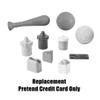 Replacement Part for Fisher-Price 4-in-1 Game Experience Playset - HFT70 ~ Replacement Plastic Pretend Credit Card view 3