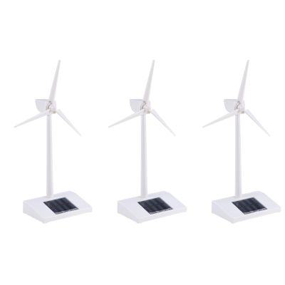 SAFIGLE Solar Powered Windmill Kit for Kids 10.2 Inch Mini Wind Turbine Model DIY Educational Toy Abs Plastic Desktop Solar Windmill for Stem Learning and Home Decor