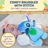 Kids Preferred Disney Baby's Lilo and Stitch - Stitch Plush and Sensory Crinkle Teether Toys for Newborn Baby Boys and Girls 10 inches view 4