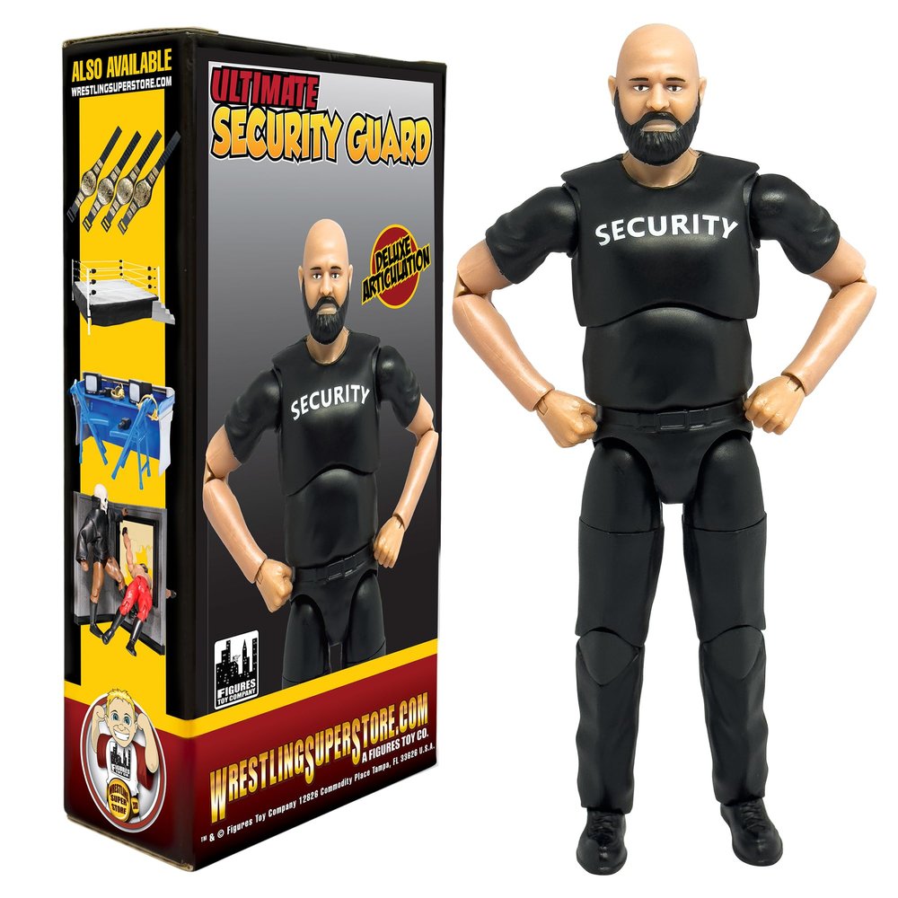 Ultimate Security Guard with Deluxe Articulation for Wrestling Action Figures