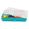 melii Snackle Box |12-Compartment Snack Container with Removable Dividers, BPA-Free Food Storage for Travel, School & On-the-Go Snacks, Kids & Family Organizer (Blue) view 1