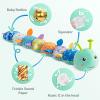 Sumobaby Baby Toys Musical Caterpillar, Stuffed Animal Activity Soft Toys with Teether,Multi-Sensory Crinkle, Rattle and Textures, for Tummy Time Baby Toys 0 to 12 Months Boys,Girls,Caterpillar(Blue) view 3