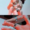 blue-ther Ambi Ring Magic Tricks Circle Square Magic Magician Accessories Close-up Street Optical Illusion Gimmick Props view 2