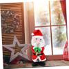 balacoo 1pc Santa Claus Saxophone Toy Christmas Singing and Dancing Doll Festive Decoration for Indoor Use Battery-Powered Christmas Plaything for Holiday Scene Layout view 2