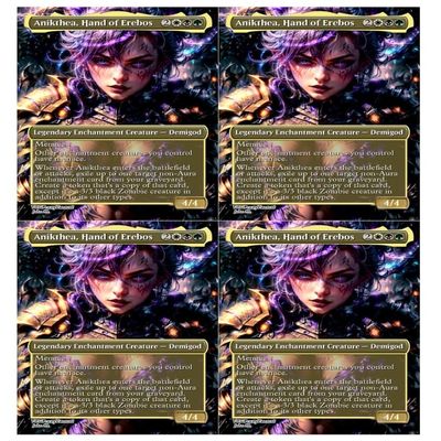 4x | Anikthea, Hand of Erebos | Anime | Full Art | Foil or Non-Foil (Non Foil)