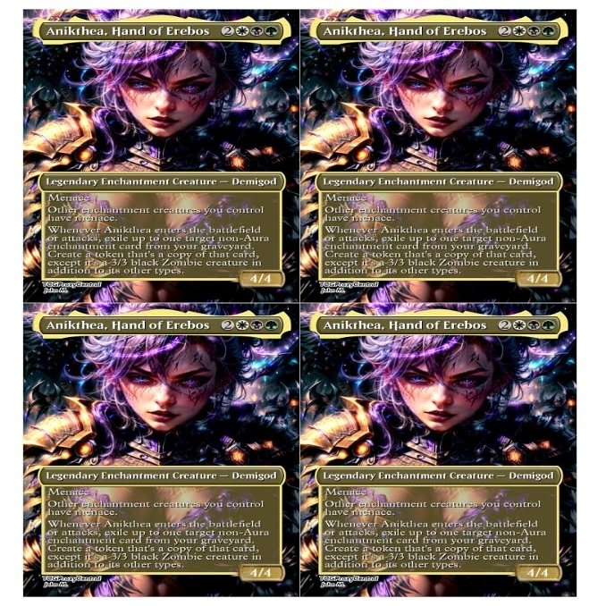 4x | Anikthea, Hand of Erebos | Anime | Full Art | Foil or Non-Foil (Non Foil)