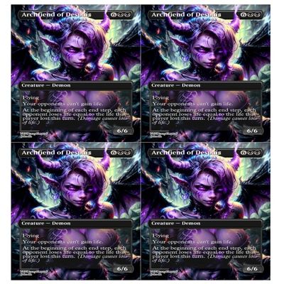 4x | Archfiend of Despair | Anime | Full Art | Foil or Non-Foil (Non Foil)