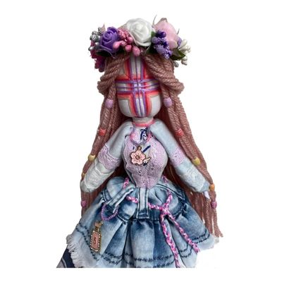 A gift for a wedding, a hand-made Motanka doll from Ukraine, an original gift of Ukrainian folk decor .height 16 inches