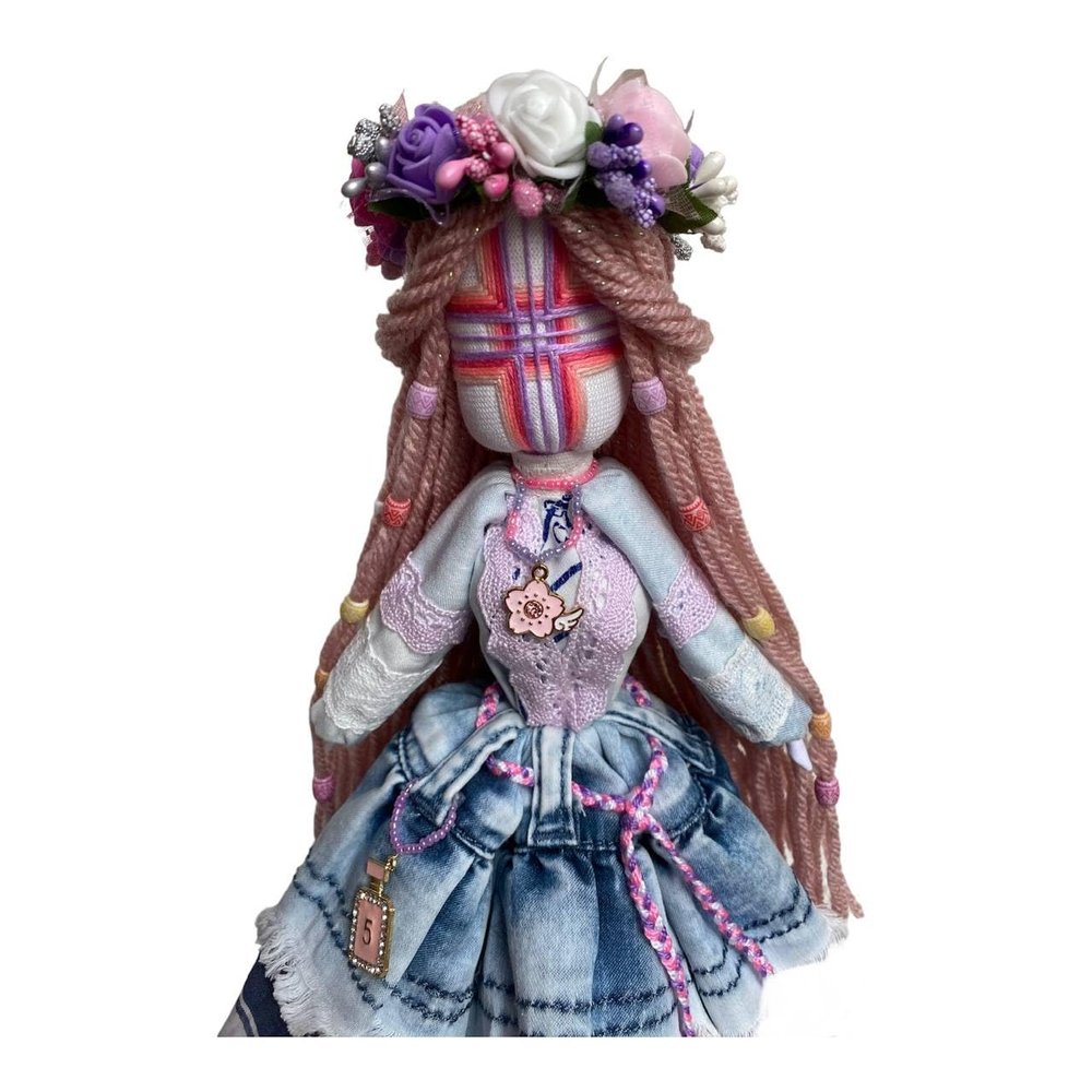 A gift for a wedding, a hand-made Motanka doll from Ukraine, an original gift of Ukrainian folk decor .height 16 inches
