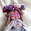 A gift for a wedding, a hand-made Motanka doll from Ukraine, an original gift of Ukrainian folk decor .height 16 inches view 2