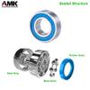 55Pcs TRX6 Metal Ball Bearings Kit, Rubber Sealed Wheel Bearings Set for 1/10 RC Crawler G63 6x6 Truck Upgrades view 4