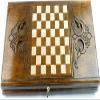 2 in 1 Armenian Backgammon Checkers Handmade Nardi High Detail Wooden Board Game Hand Crafted Nardy + Gift (23.6 inch (60 cm)) view 3