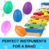 COCOMOON Egg Shakers Musical Instruments for Babies- 20Pcs Musical Maracas Percussion Instrument (10 Colors) Easter Egg Plastic Egg Shakers Kids Toys view 4